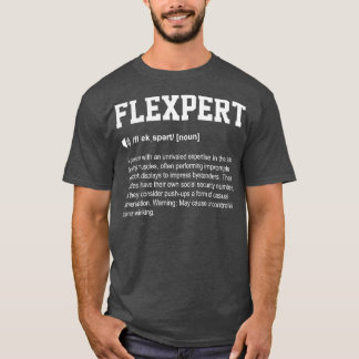Flexpert Funny Dictionary Gym Meaning T-Shirt