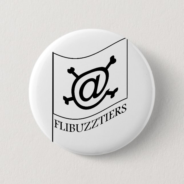 flibuzztiers 6 cm round badge (Front)