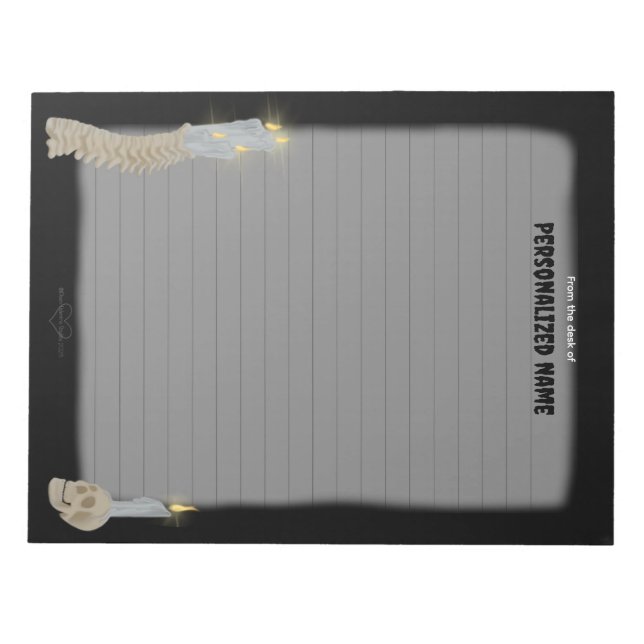 Flicker Of Time - Lined  Notepad (Front)