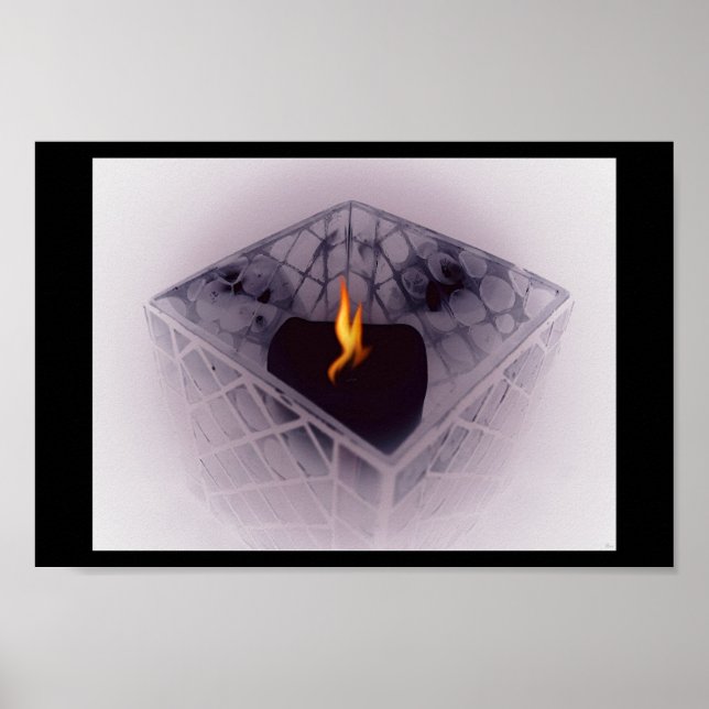 flickering flame poster (Front)