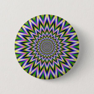 Flickering Star 6 Cm Round Badge