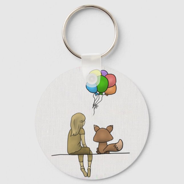 Flieg davon key ring (Front)