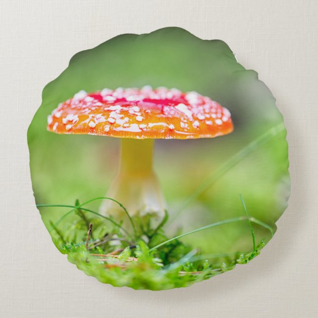 Fliegenpilz Round Cushion (Back)