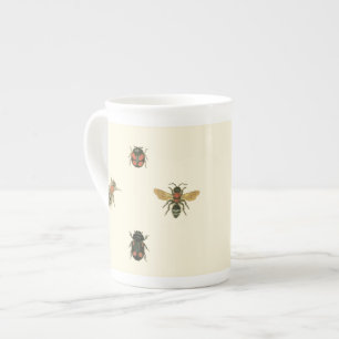 Flies and Beetles by Vision Studio Bone China Mug
