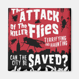Flies Attack! Magnet