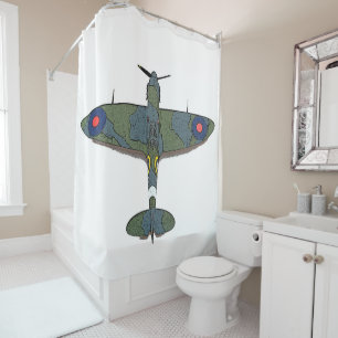 Flight 5 sccn shower curtain