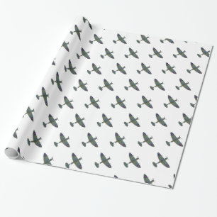 Flight 5 wpm wrapping paper