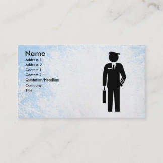 Flight Attendant Business Card Template