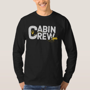 Flight Attendant Cabin Crew Airline Stewardess Air T-Shirt