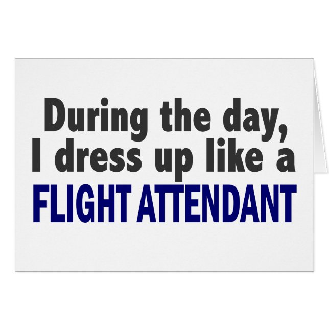 Flight Attendant During The Day (Front Horizontal)