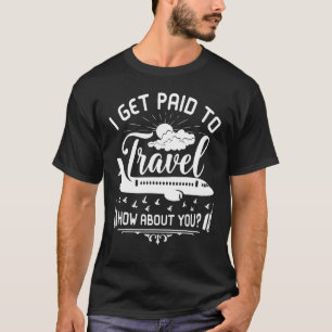 Flight Attendant Life Stewardess Cabin Crew Fly Gi T-Shirt