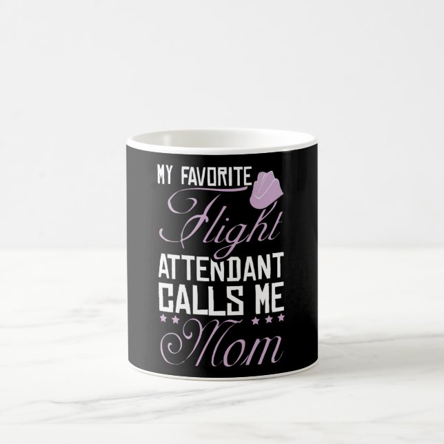 Flight Attendant Mum Coffee Mug (Center)