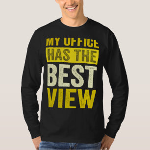 Flight Attendant Pilot My Office Has The Best View T-Shirt
