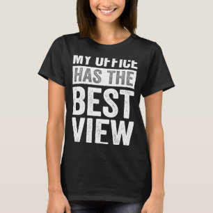 Flight Attendant Pilot My Office Has The Best View T-Shirt