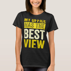 Flight Attendant Pilot My Office Has The Best View T-Shirt