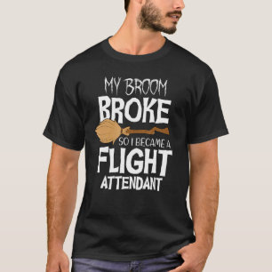 flight attendant pilot plane aircraft aeroplane T-Shirt