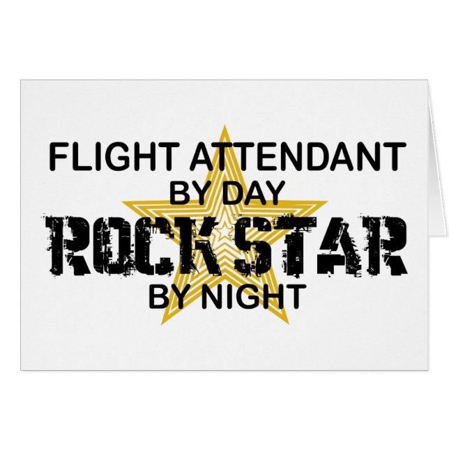 Flight Attendant Rock Star (Front Horizontal)