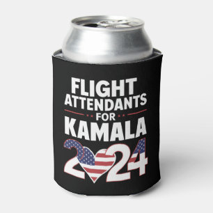 Flight Attendants For Kamala Harris 2024 Election Can Cooler