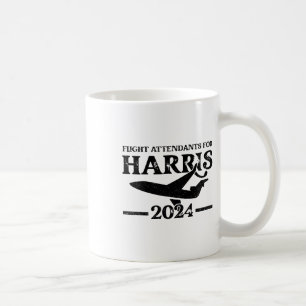 Flight Attendants For Kamala Harris 2024 Election Coffee Mug