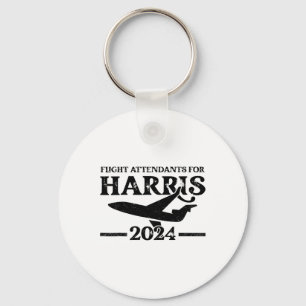 Flight Attendants For Kamala Harris 2024 Election  Key Ring