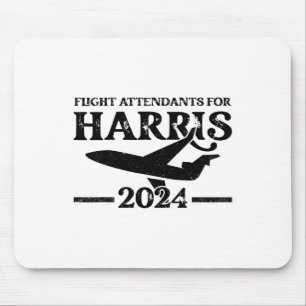 Flight Attendants For Kamala Harris 2024 Election Mouse Pad