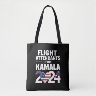 Flight Attendants For Kamala Harris 2024 Election Tote Bag
