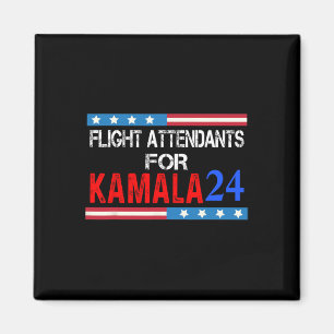 Flight Attendants For Kamala Harris 2024 Magnet