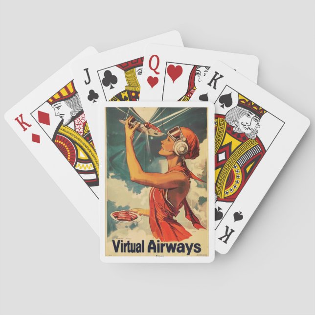 Flight Deck – Virtual Airways 1924 Playing Cards (Back)