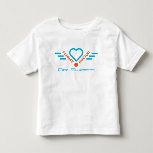 Flight Doctor Symbol with your name Toddler T-Shirt
