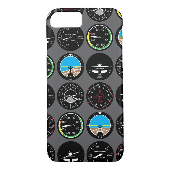 Flight Instruments Case-Mate iPhone Case (Back)