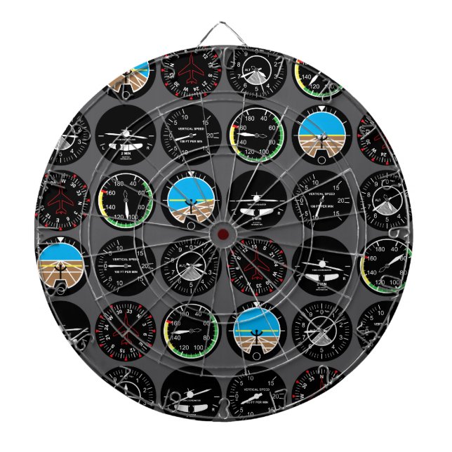 Flight Instruments Dartboard (Front)