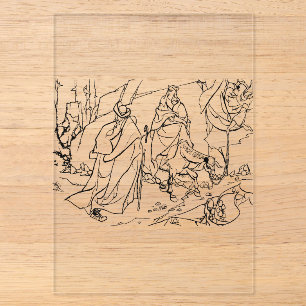 Flight into Egypt Acrylic Invitations