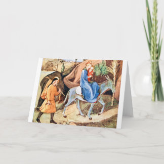 Flight into Egypt Holiday Card