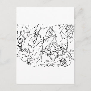Flight into Egypt Postcard