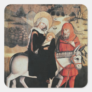 Flight Into Egypt Square Sticker