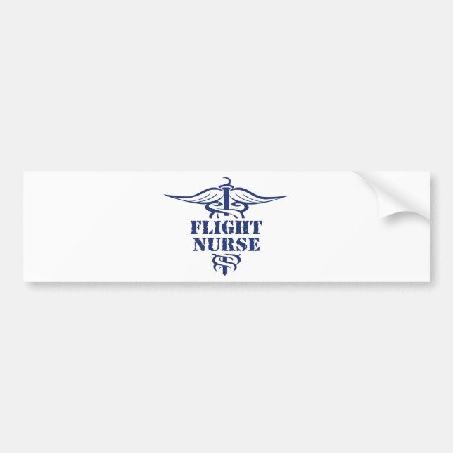 flight nurse bumper sticker (Front)