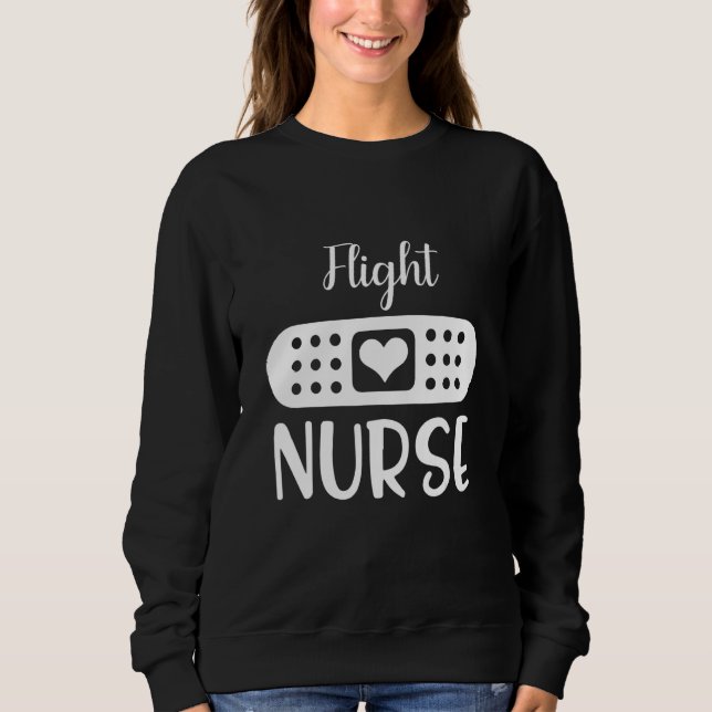 Flight Nurse Transport Nurses Sweatshirt (Front)