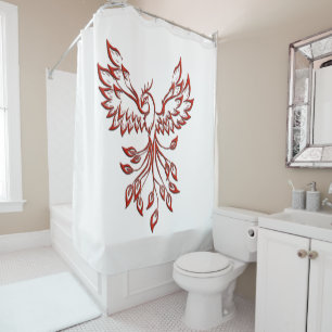 Flight of A Phoenix Shower Curtain