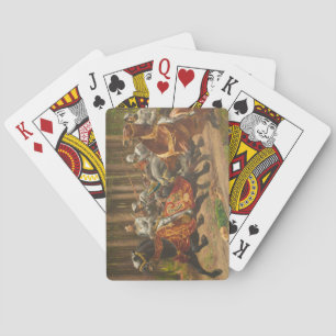 Flight of Charles the Bold on Horseback Playing Cards