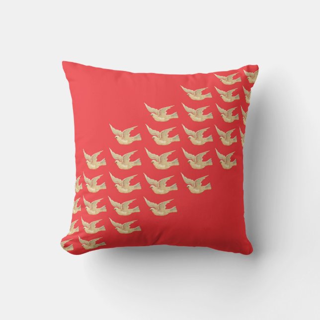 Flight of Doves Cushion (Front)