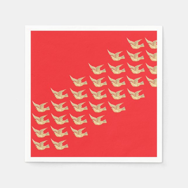 Flight of Doves Napkins (Front)