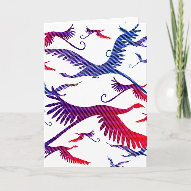 Flight of Fancy Greeting Card (Front)