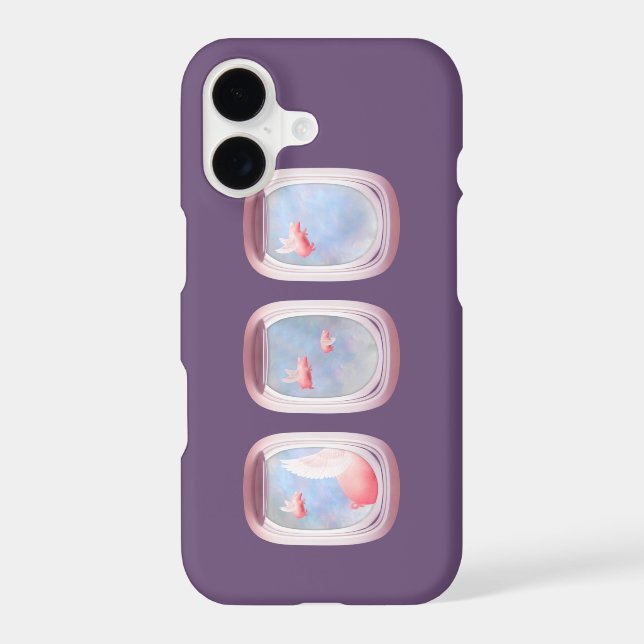 Flight of Fancy-Where Pigs Fly Case-Mate iPhone Ca (Back)