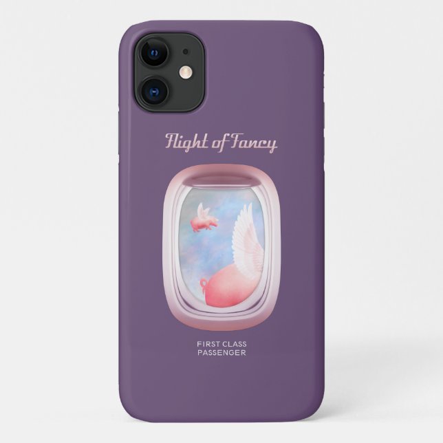 Flight of Fancy-Where Pigs Fly Case-Mate iPhone Case (Back)