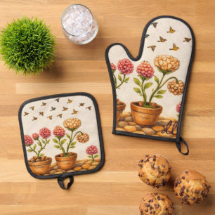Flight of Hope Oven Mitt & Pot Holder Set