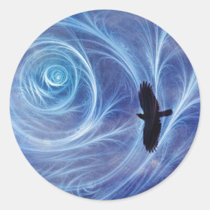 Flight of Icarus Classic Round Sticker