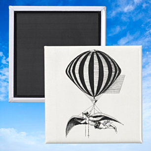 Flight of Imagination: Vintage Aerialist Magnet