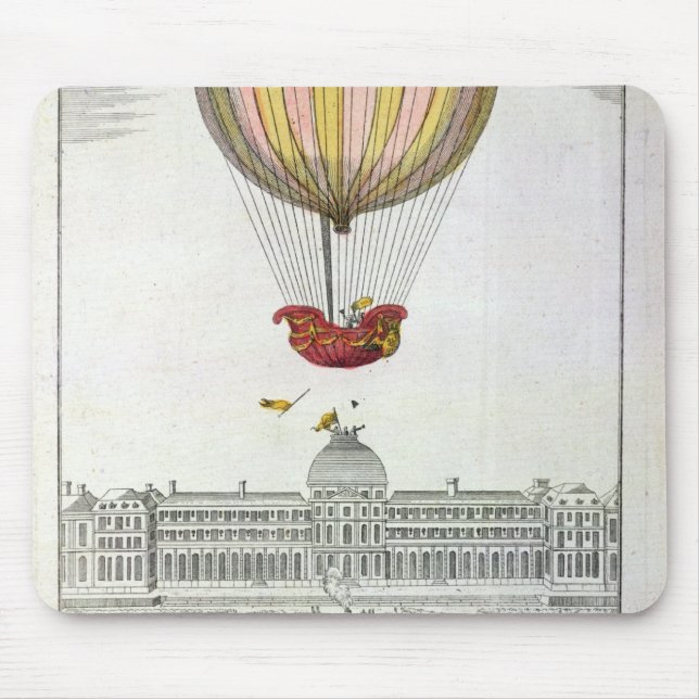 Flight of Jacques Charles  and Nicholas Robert Mouse Pad (Front)