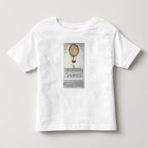 Flight of Jacques Charles and Nicholas Robert Toddler T-Shirt