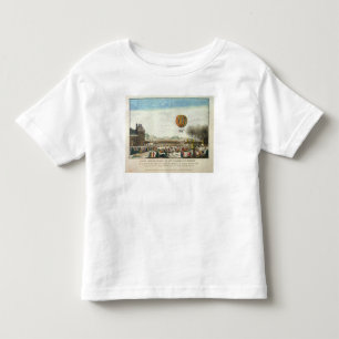 Flight of Jacques Charles and Nicholas Robert Toddler T-Shirt